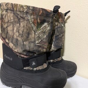 Kamik Camo Boots with Black Sole